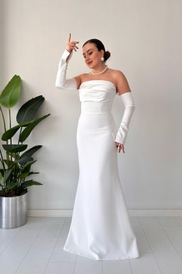 Alya Abiye Beyaz - Thumbnail