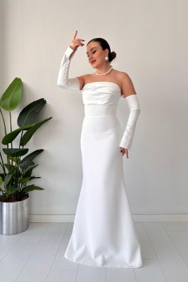 Alya Abiye Beyaz - Thumbnail