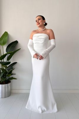 Alya Abiye Beyaz - Thumbnail