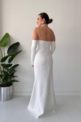 Alya Abiye Beyaz - Thumbnail