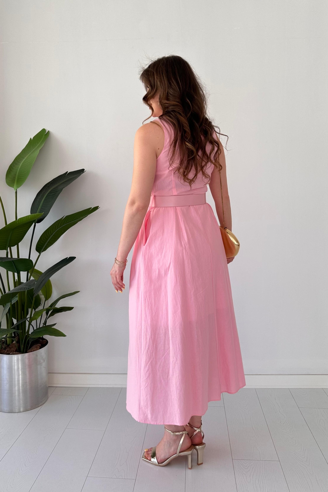Astarlı Summer Elbise Pembe - Thumbnail