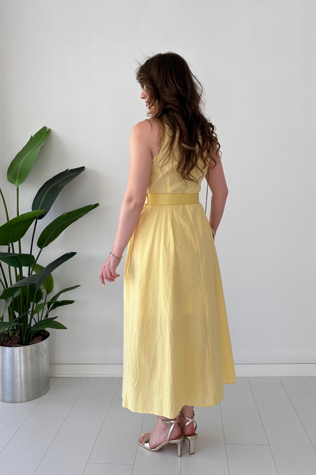 Astarlı Summer Elbise Sarı - Thumbnail