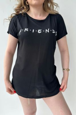 Friends T-shirt Siyah - Thumbnail