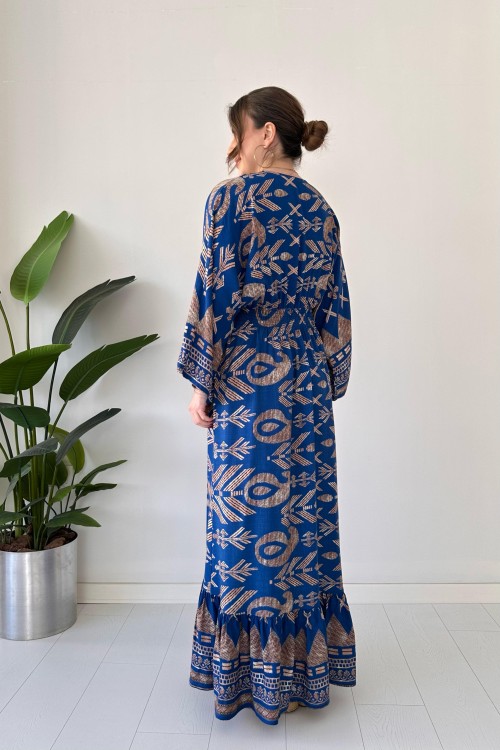 Robe française Gipel bleu marine