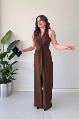 Ön Bağlama Tulum Kahve - Thumbnail