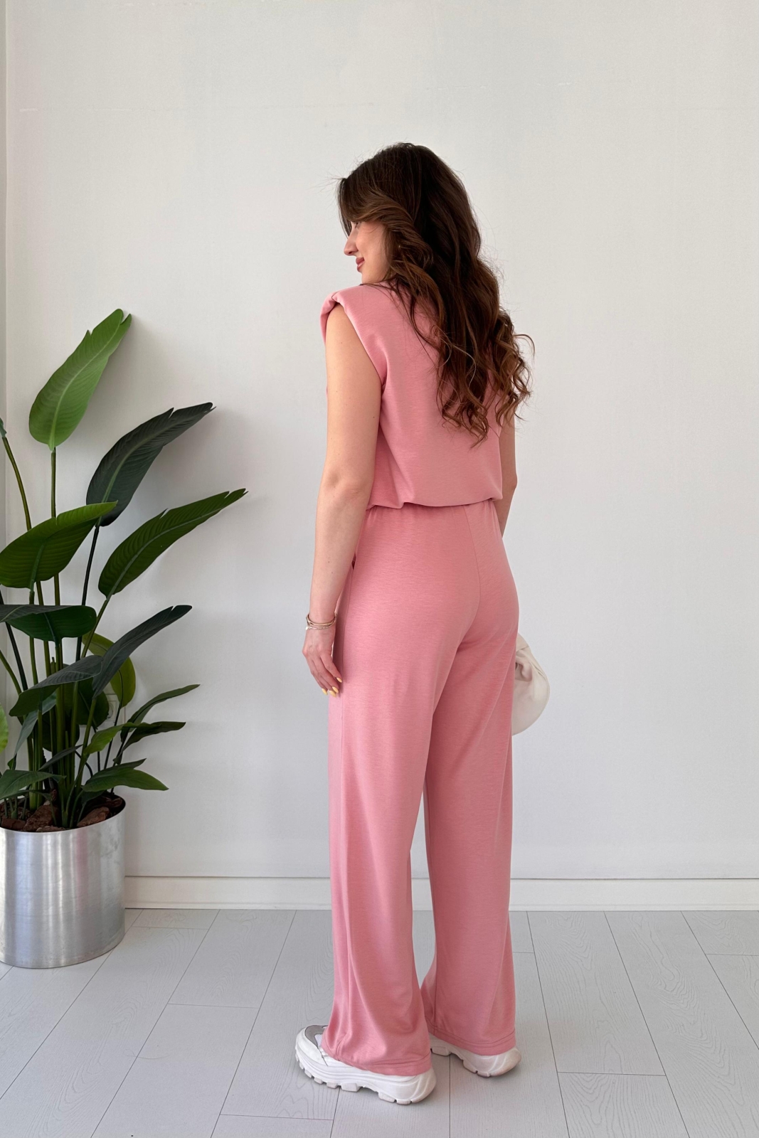 Vatkalı Modal Takım Pembe - Thumbnail